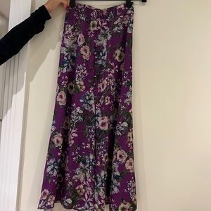 Zara satin skirt